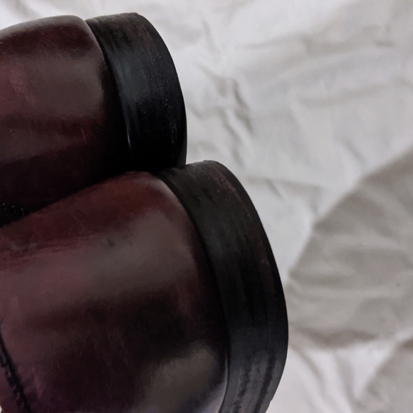 Florsheim burgundy size 9D slip on shoes - Picture 4 of 4